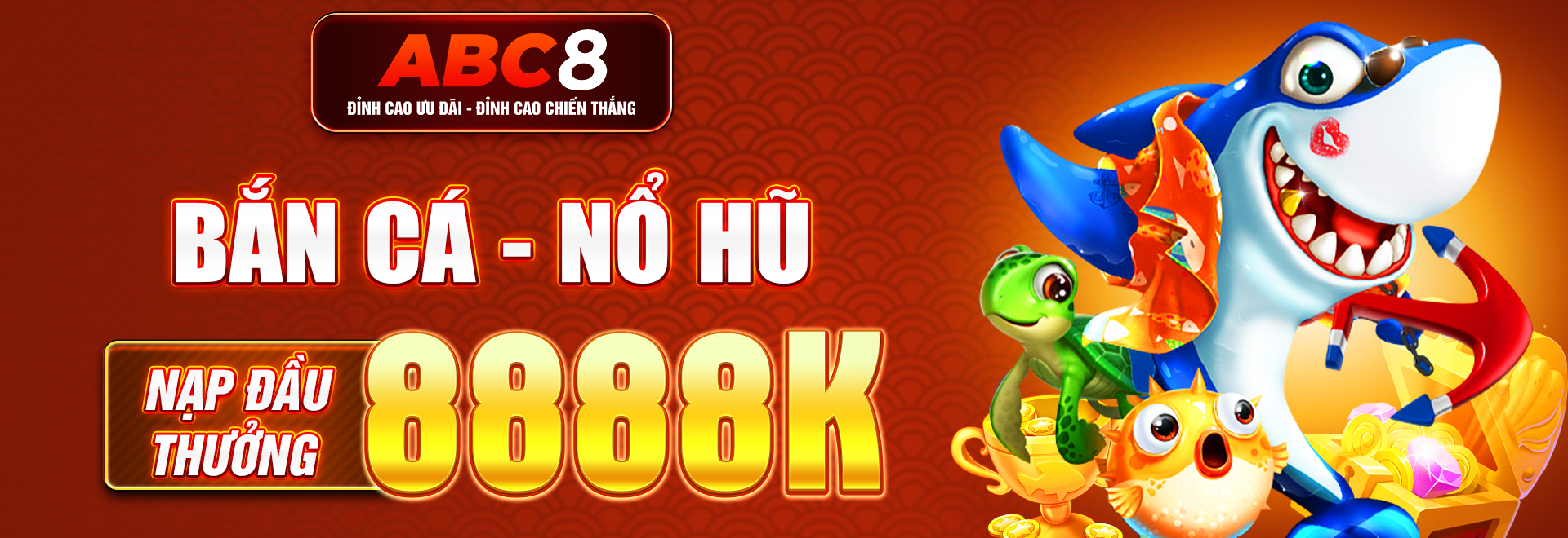 ABC8 thưởng 8888l cho tân thủ game nổ hũ bắn cá